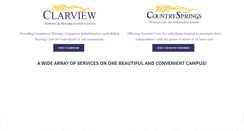 Desktop Screenshot of clarviewnursing.com