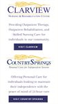Mobile Screenshot of clarviewnursing.com